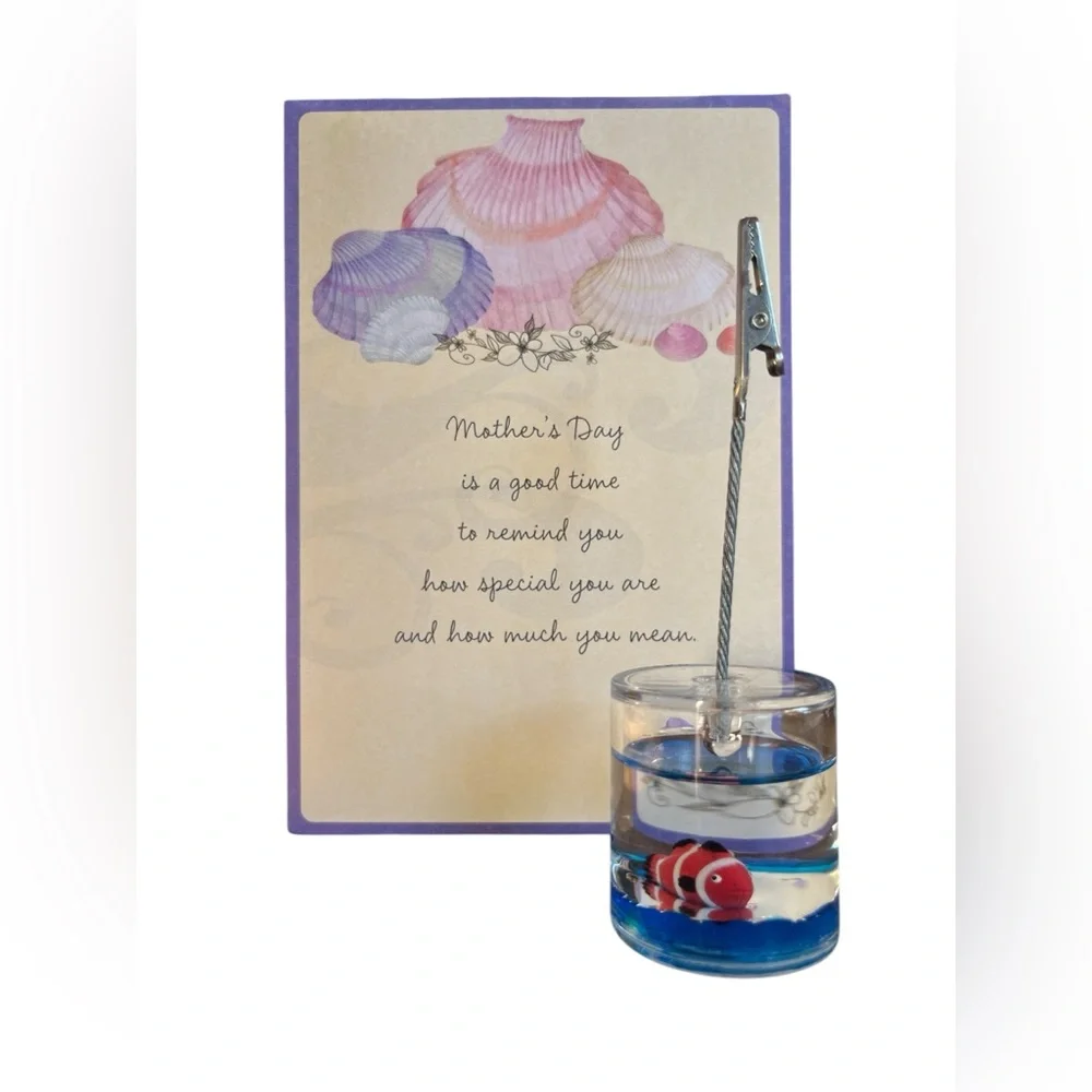 Photo/Card Holder - Clownfish Aquarium Theme